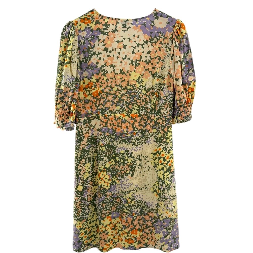 Rails Roma Gardenia Romantic Floral Lightweight V-Neck Mini Dress Size Medium - Picture 10 of 15